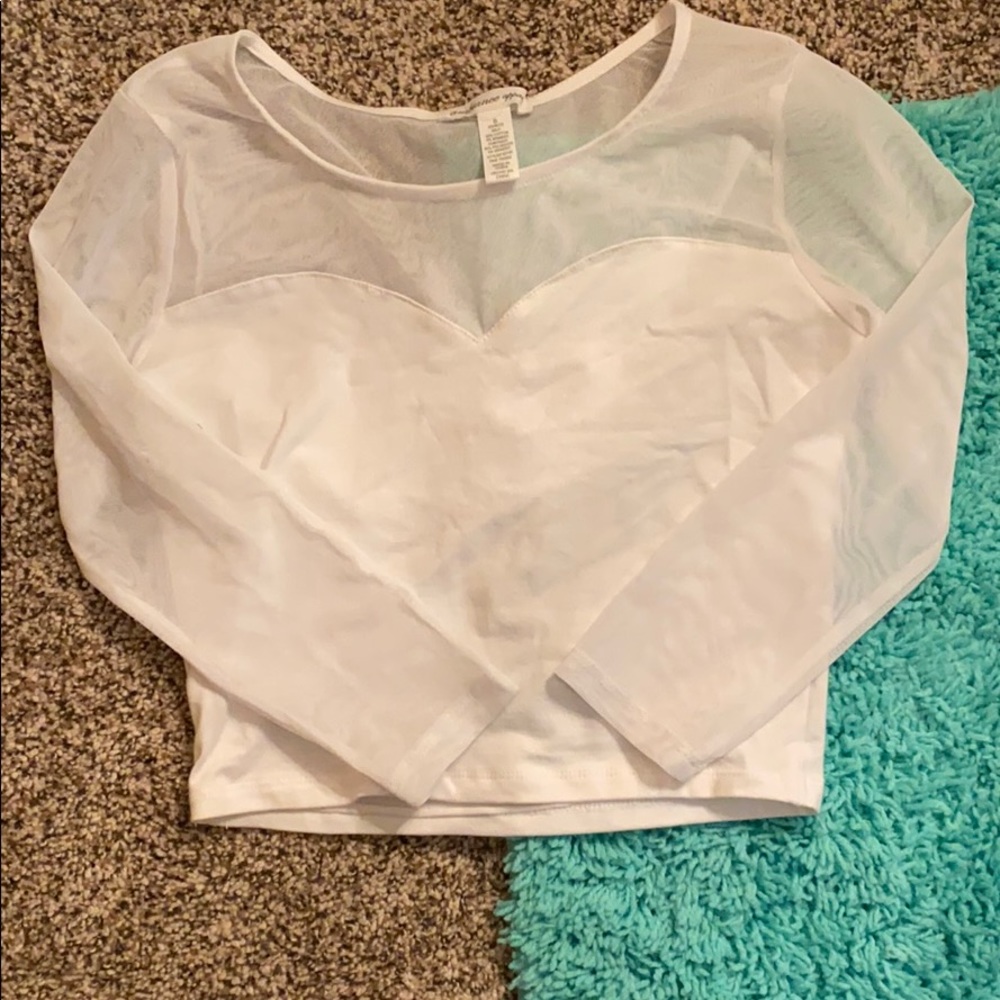 White Crop Top